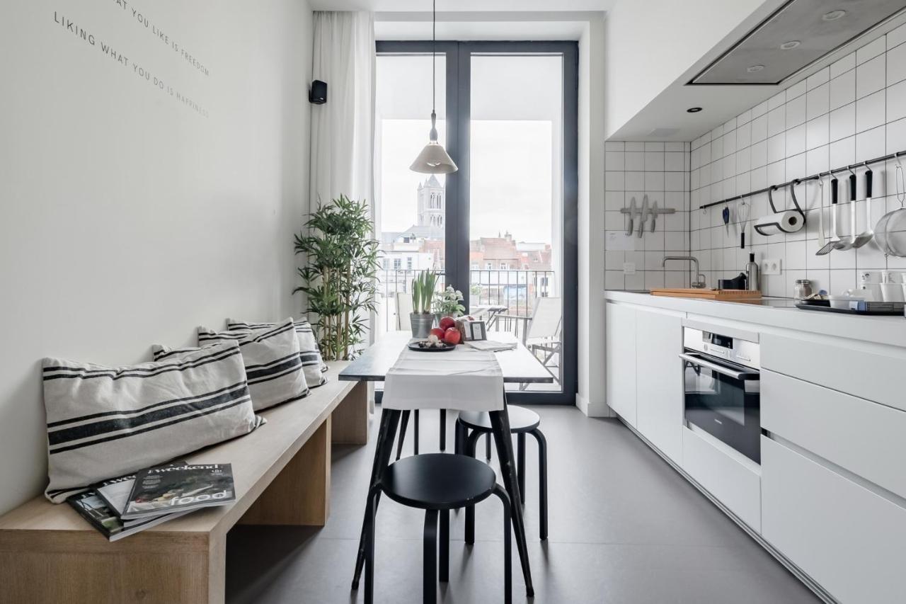 Maison12 - Design Apartments With Terrace And View Over Ghent Towers Bagian luar foto